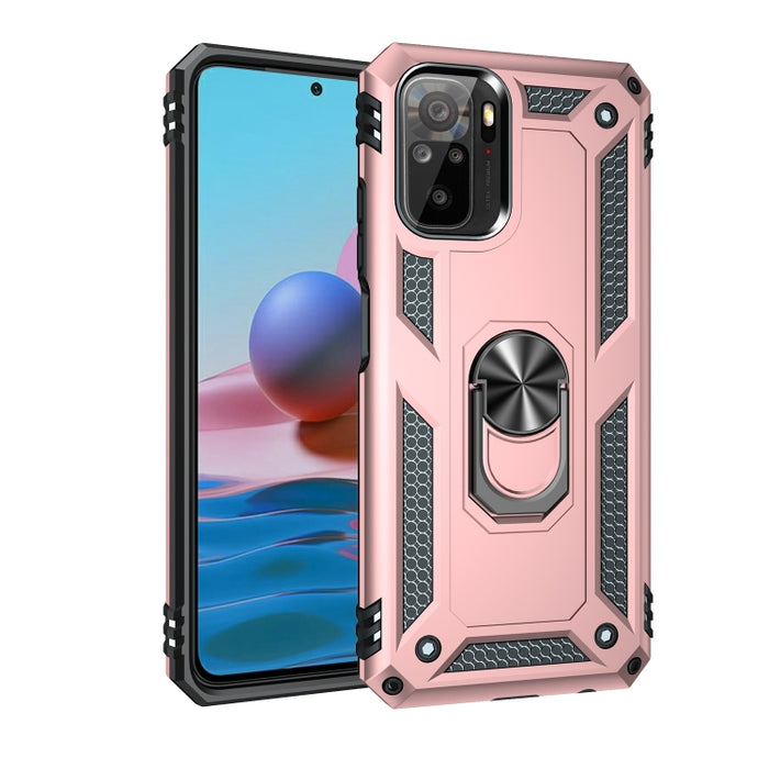 Funda protectora de TPU + PC a prueba de golpes con soporte giratorio de 360 grados, For Xiaomi Redmi Note 10 / Note 10s