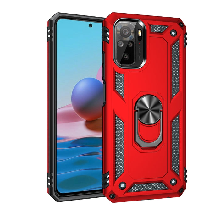 Funda protectora de TPU + PC a prueba de golpes con soporte giratorio de 360 grados, For Xiaomi Redmi Note 10 / Note 10s