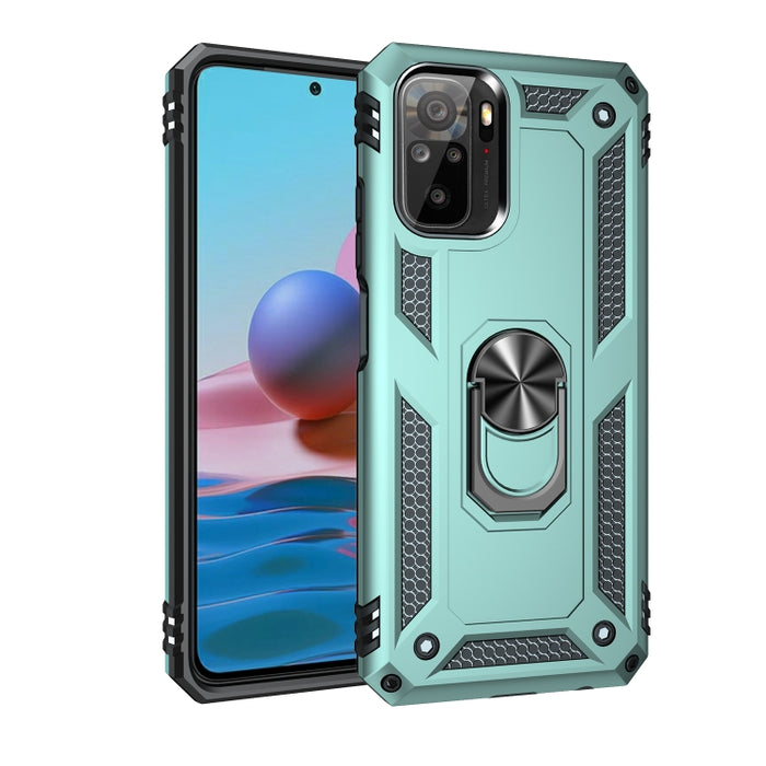 Funda protectora de TPU + PC a prueba de golpes con soporte giratorio de 360 grados, For Xiaomi Redmi Note 10 / Note 10s