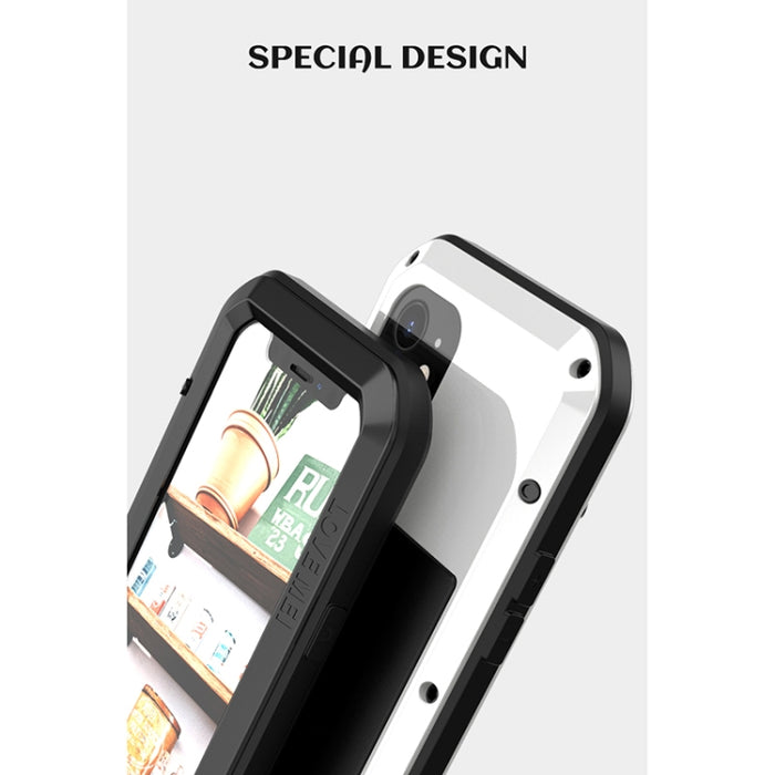 LOVE MEI Metal a prueba de golpes impermeable a prueba de polvo funda protectora