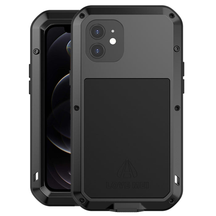 LOVE MEI Metal a prueba de golpes impermeable a prueba de polvo funda protectora
