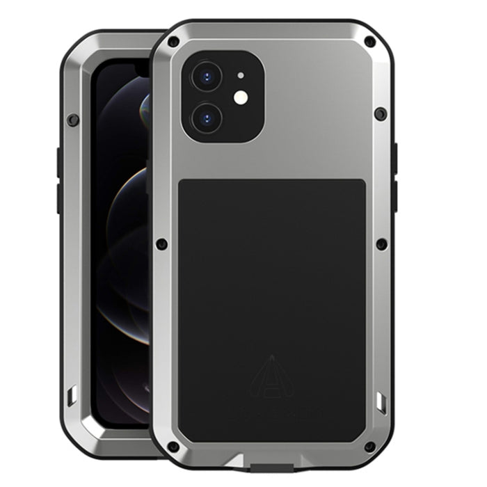 LOVE MEI Metal a prueba de golpes impermeable a prueba de polvo funda protectora