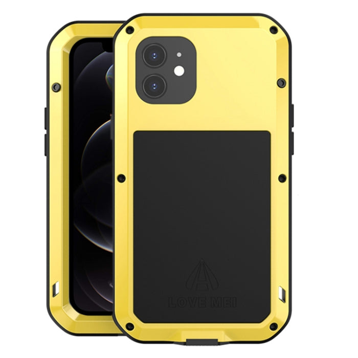 LOVE MEI Metal a prueba de golpes impermeable a prueba de polvo funda protectora