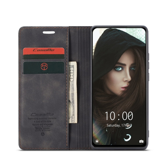 CaseMe 013 Estuche de cuero con tapa horizontal multifuncional con soporte, ranura para tarjeta y billetera, For Xiaomi Redmi Note 10 Pro 4G / Note 10 Pro Max, For Xiaomi Redmi Note 10 4G / Note 10s