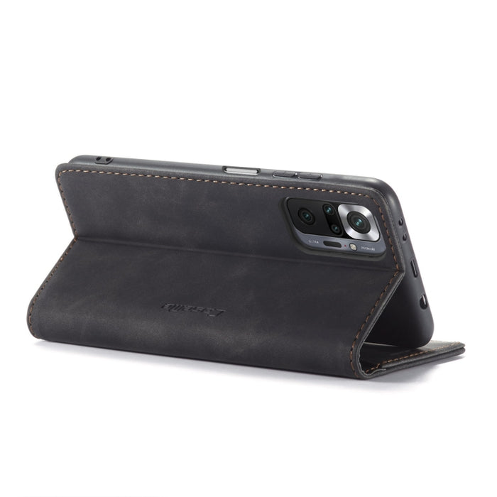 CaseMe 013 Estuche de cuero con tapa horizontal multifuncional con soporte, ranura para tarjeta y billetera, For Xiaomi Redmi Note 10 Pro 4G / Note 10 Pro Max, For Xiaomi Redmi Note 10 4G / Note 10s