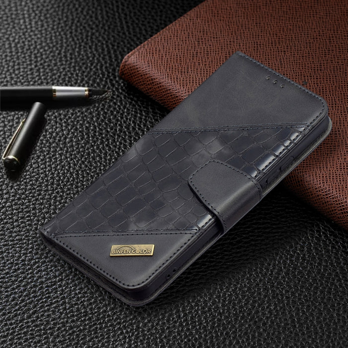 Funda de cuero PU con tapa horizontal y textura de cocodrilo a juego con billetera, soporte y ranuras para tarjetas, For Xiaomi Mi 11i / Poco F3 / Redmi K40