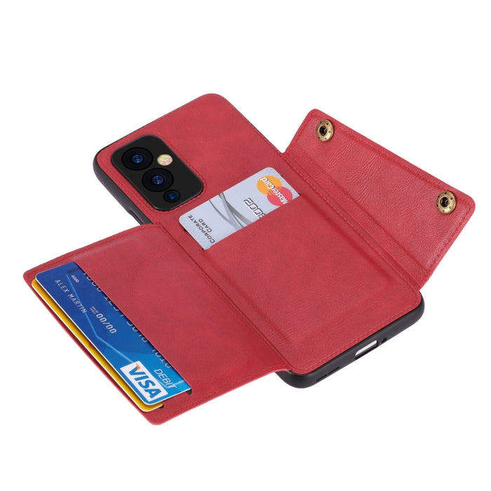 Estuche protector magnético a prueba de golpes con doble hebilla PU + TPU con ranura para tarjeta y soporte, For OnePlus 9, For OnePlus 9 Pro, For OPPO A94, For Xiaomi Redmi K40, For Xiaomi Redmi Note 9 4G, For Xiaomi Redmi Note 10                     ...