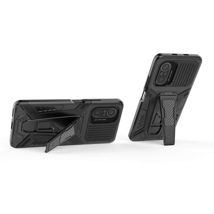 War Chariot Series Armor Todo incluido a prueba de golpes PC + TPU Funda protectora con soporte invisible, For Xiaomi Redmi K40, For Xiaomi Mi 10T 5G / 10T Pro 5G, For Xiaomi Mi Poco X3, For Samsung Galaxy S21 5G