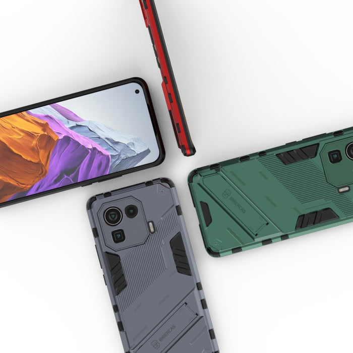 Punk Armor 2 en 1 PC + TPU Estuche a prueba de golpes con soporte invisible, For Xiaomi Mi 11 Pro