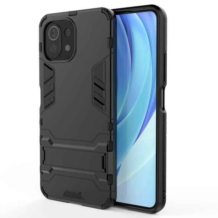 Funda protectora de PC + TPU a prueba de golpes con soporte oculto, For OnePlus 9R, For Xiaomi Mi 11 Lite, For Xiaomi Mi 11 Pro
