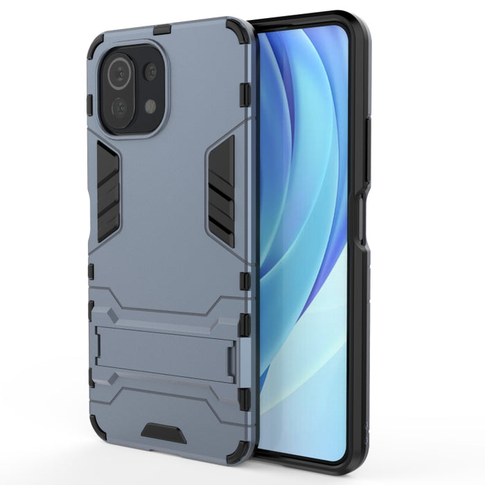 Funda protectora de PC + TPU a prueba de golpes con soporte oculto, For OnePlus 9R, For Xiaomi Mi 11 Lite, For Xiaomi Mi 11 Pro