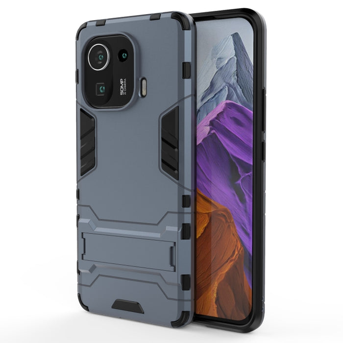 Funda protectora de PC + TPU a prueba de golpes con soporte oculto, For OnePlus 9R, For Xiaomi Mi 11 Lite, For Xiaomi Mi 11 Pro