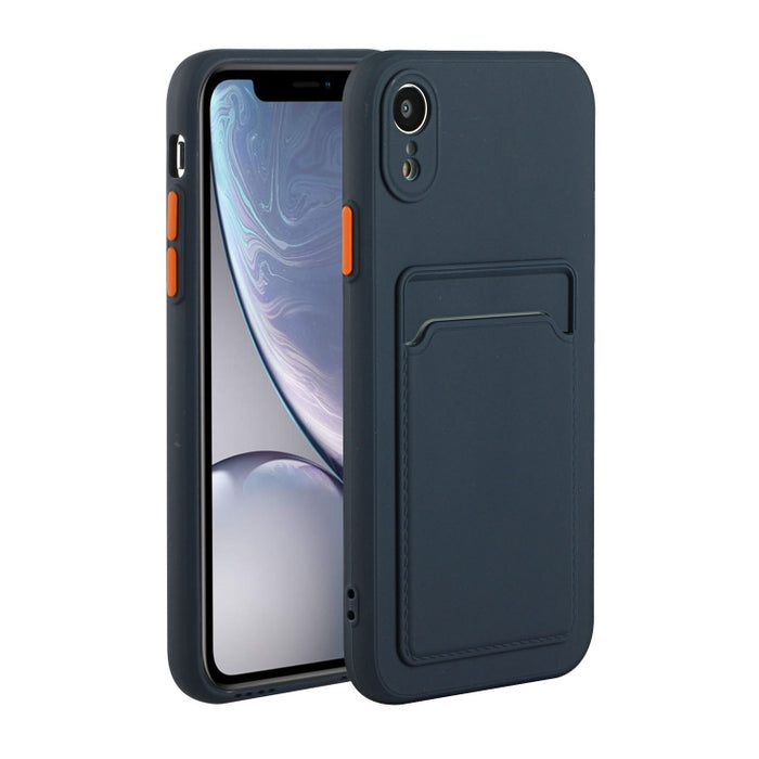 Funda protectora de TPU a prueba de golpes con diseño de ranura para tarjeta