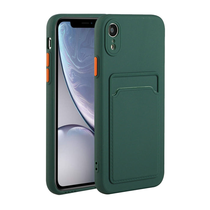 Funda protectora de TPU a prueba de golpes con diseño de ranura para tarjeta