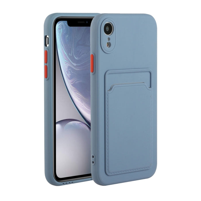 Funda protectora de TPU a prueba de golpes con diseño de ranura para tarjeta