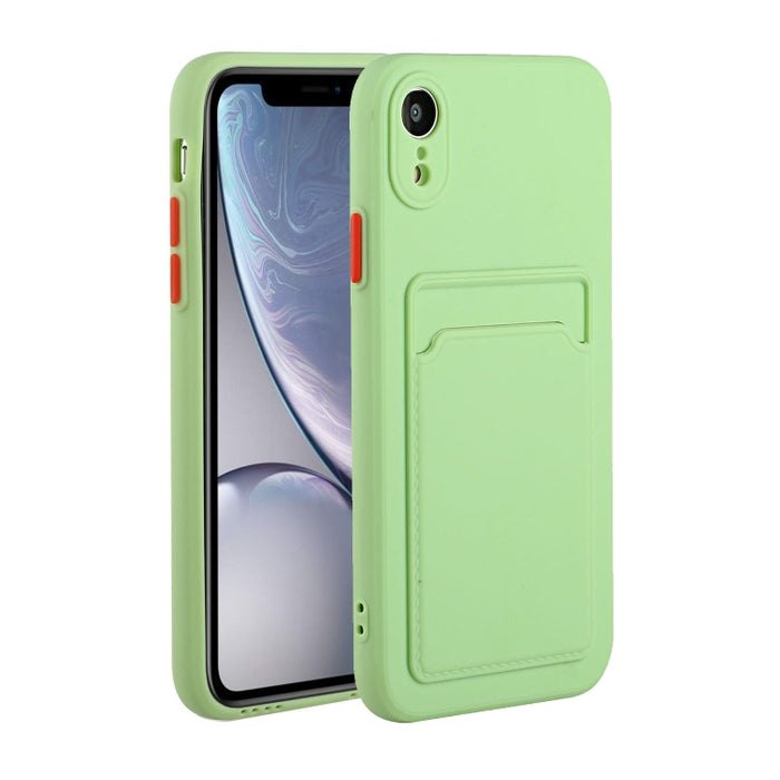 Funda protectora de TPU a prueba de golpes con diseño de ranura para tarjeta