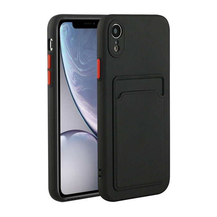Funda protectora de TPU a prueba de golpes con diseño de ranura para tarjeta