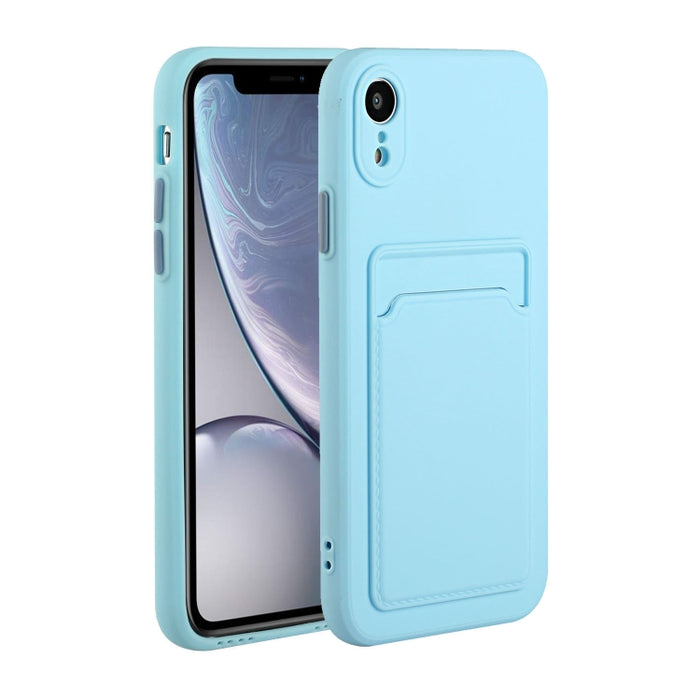 Funda protectora de TPU a prueba de golpes con diseño de ranura para tarjeta