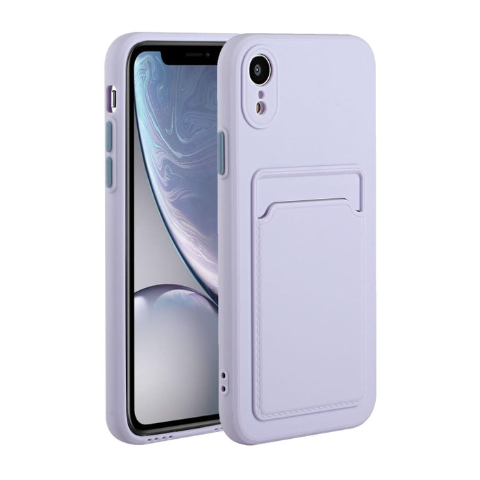 Funda protectora de TPU a prueba de golpes con diseño de ranura para tarjeta