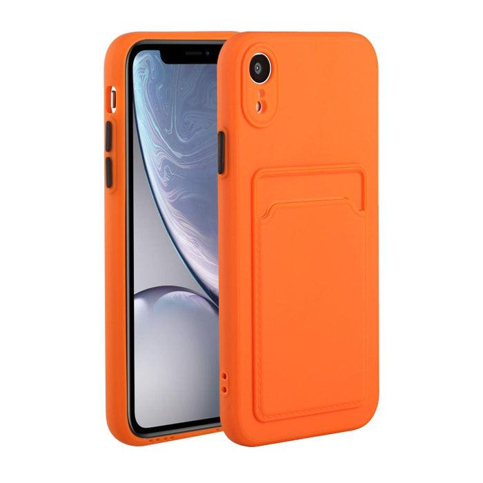 Funda protectora de TPU a prueba de golpes con diseño de ranura para tarjeta