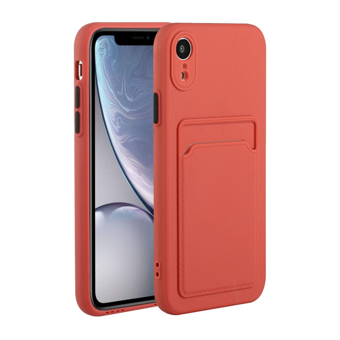 Funda protectora de TPU a prueba de golpes con diseño de ranura para tarjeta