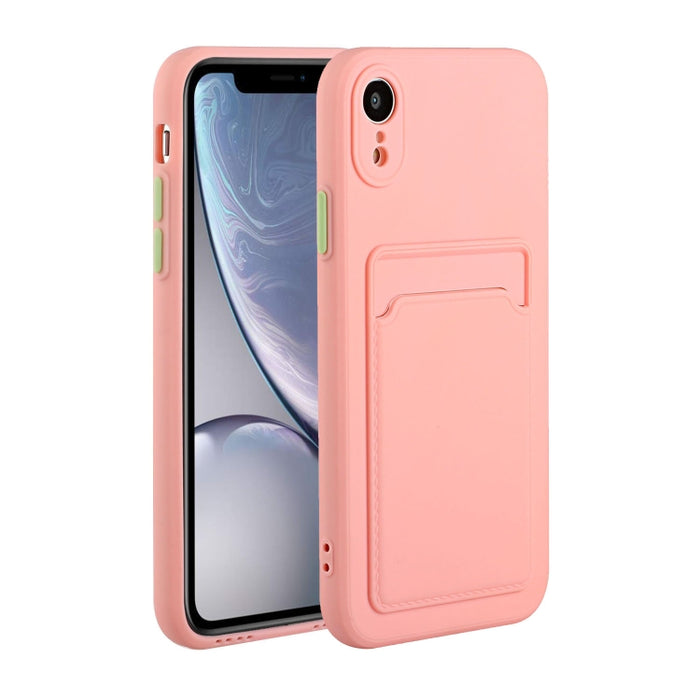 Funda protectora de TPU a prueba de golpes con diseño de ranura para tarjeta