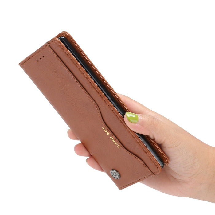 Estuche de cuero con tapa horizontal con textura de piel amasada con marco de fotos y soporte y ranuras para tarjetas y billetera, For Xiaomi Mi 11 Pro, For Xiaomi Mi 11 Lite, For Samsung Galaxy S21 FE