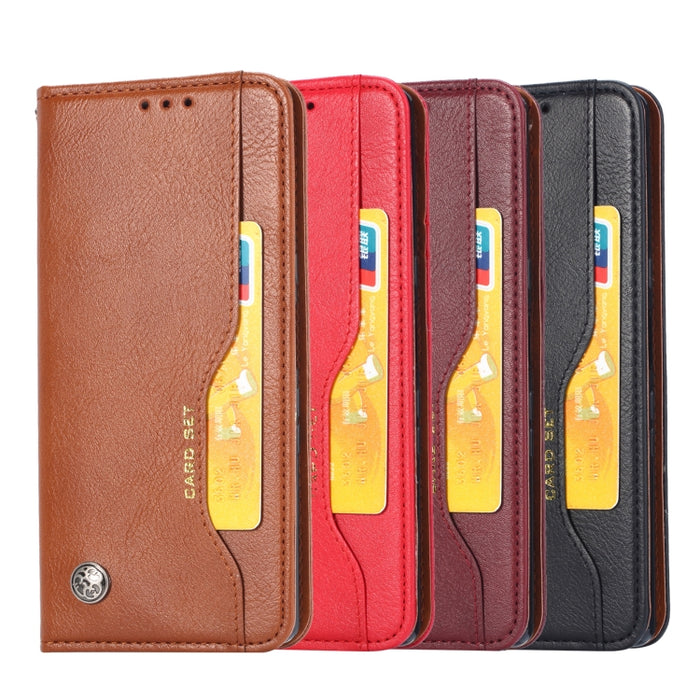 Estuche de cuero con tapa horizontal con textura de piel amasada con marco de fotos y soporte y ranuras para tarjetas y billetera, For Xiaomi Mi 11 Pro, For Xiaomi Mi 11 Lite, For Samsung Galaxy S21 FE