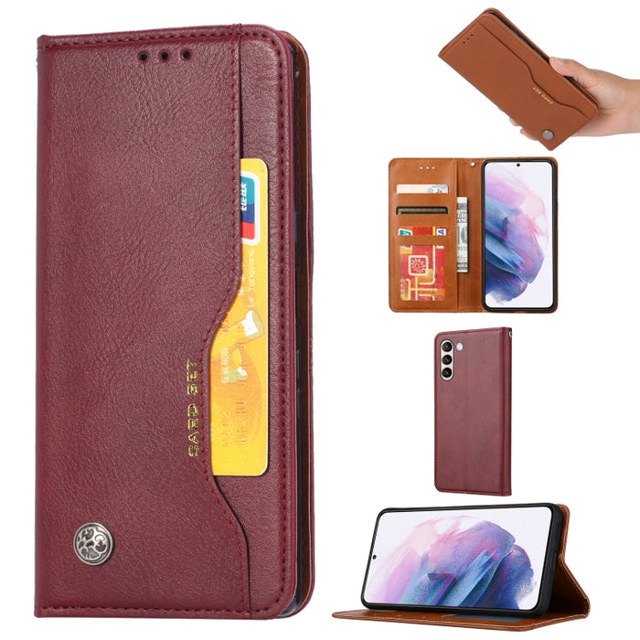 Estuche de cuero con tapa horizontal con textura de piel amasada con marco de fotos y soporte y ranuras para tarjetas y billetera, For Xiaomi Mi 11 Pro, For Xiaomi Mi 11 Lite, For Samsung Galaxy S21 FE