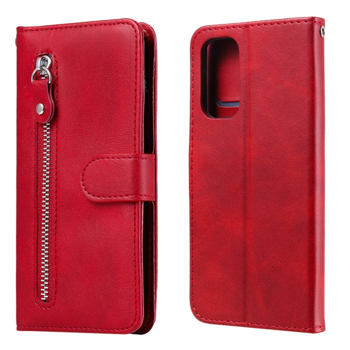 Estuche de cuero con tapa horizontal y cremallera con textura de becerro a la moda con soporte y ranuras para tarjetas y billetera, For Motorola Moto G100 / Edge S, For OPPO A94 4G / F19 Pro / Reno5 F, For OPPO Find X3 / X3 Pro                         ...