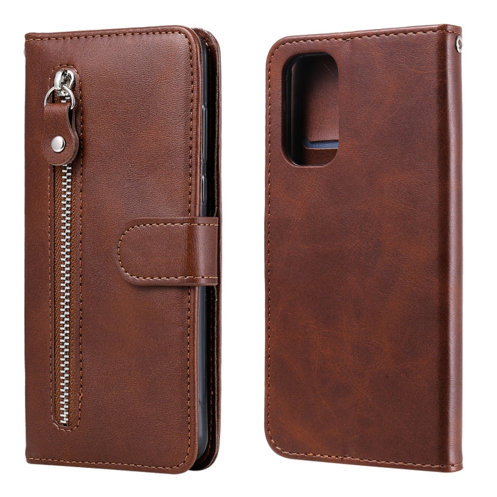Estuche de cuero con tapa horizontal y cremallera con textura de becerro a la moda con soporte y ranuras para tarjetas y billetera, For Motorola Moto G100 / Edge S, For OPPO A94 4G / F19 Pro / Reno5 F, For OPPO Find X3 / X3 Pro                         ...