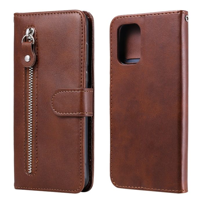 Estuche de cuero con tapa horizontal y cremallera con textura de becerro a la moda con soporte y ranuras para tarjetas y billetera, For Motorola Moto G100 / Edge S, For OPPO A94 4G / F19 Pro / Reno5 F, For OPPO Find X3 / X3 Pro                         ...