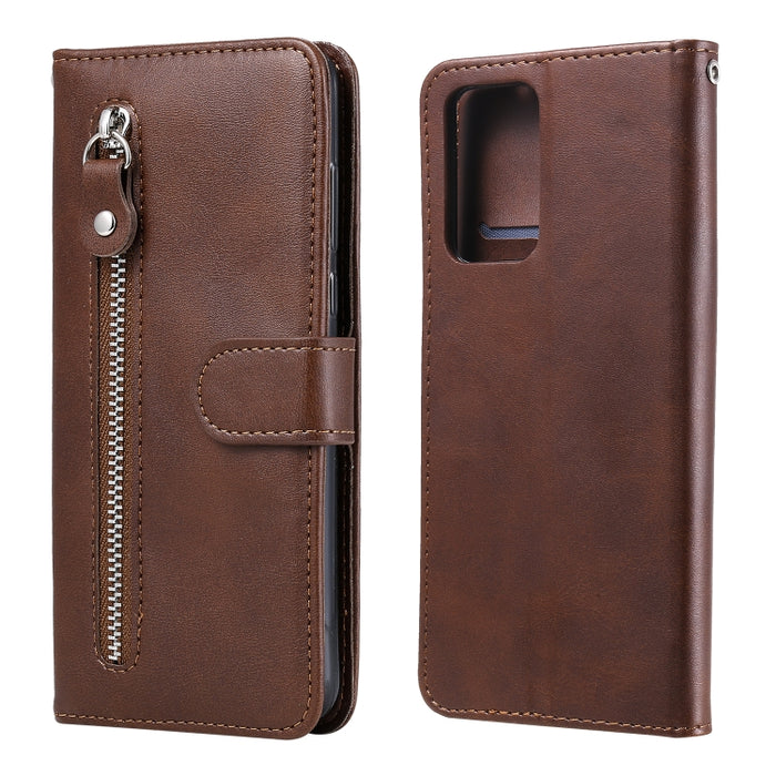 Estuche de cuero con tapa horizontal y cremallera con textura de becerro a la moda con soporte y ranuras para tarjetas y billetera, For Motorola Moto G100 / Edge S, For OPPO A94 4G / F19 Pro / Reno5 F, For OPPO Find X3 / X3 Pro                         ...