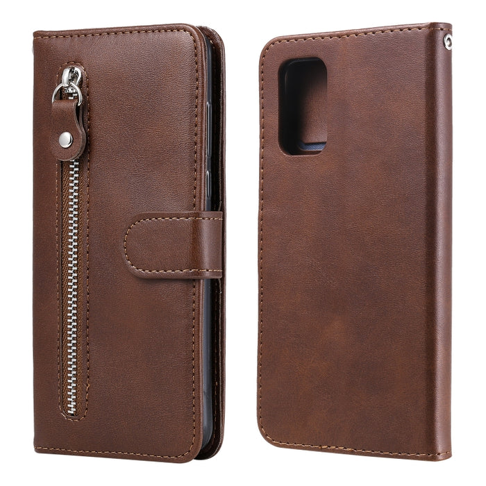 Estuche de cuero con tapa horizontal y cremallera con textura de becerro a la moda con soporte y ranuras para tarjetas y billetera, For Motorola Moto G100 / Edge S, For OPPO A94 4G / F19 Pro / Reno5 F, For OPPO Find X3 / X3 Pro                         ...