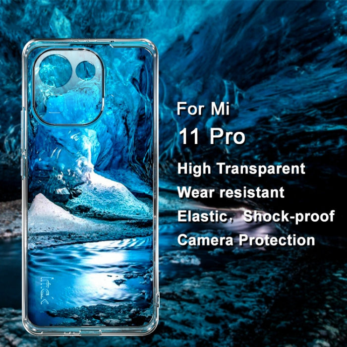 Funda protectora de TPU transparente a prueba de golpes serie IMAK UX-5, For Asus ROG Phone 5, For Xiaomi Mi 11 Pro, For Xiaomi Mi 11 Lite 5G