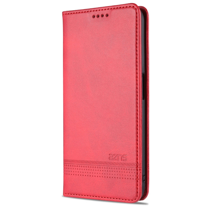AZNS Estuche de cuero con tapa horizontal con textura de becerro magnético con ranuras para tarjetas y soporte y billetera, For OPPO A54 4G, For OPPO A94 5G, For OPPO A95 5G, For Xiaomi Mi 11 Lite