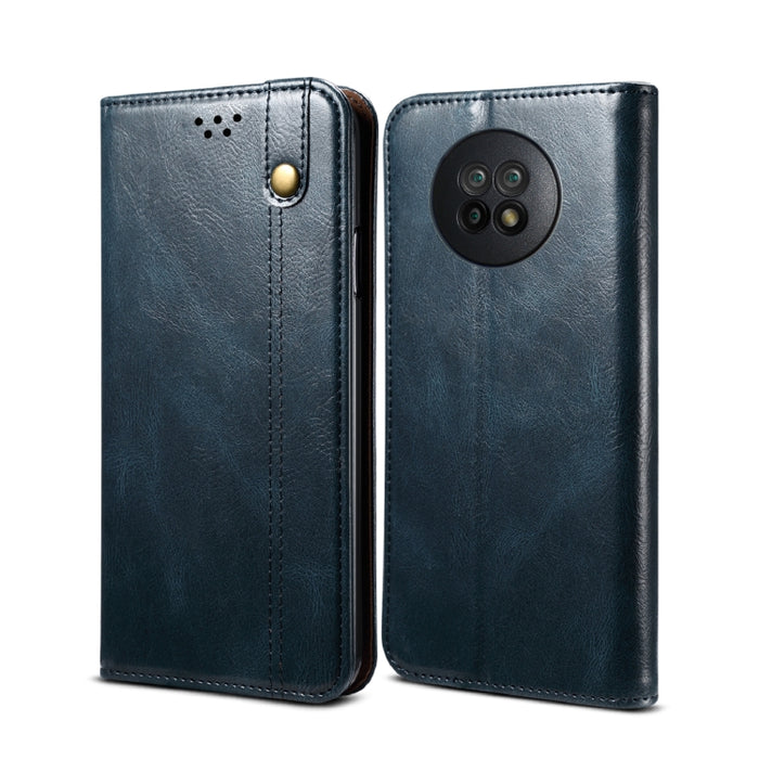 Estuche de cuero con tapa horizontal con textura de caballo loco de cera simple con ranuras para tarjetas y billetera, For Xiaomi Redmi K40 / K40 Pro, For Xiaomi Redmi Note9 4G (CN Version), For Xiaomi Redmi Note 9 5G (CN Version)                      ...
