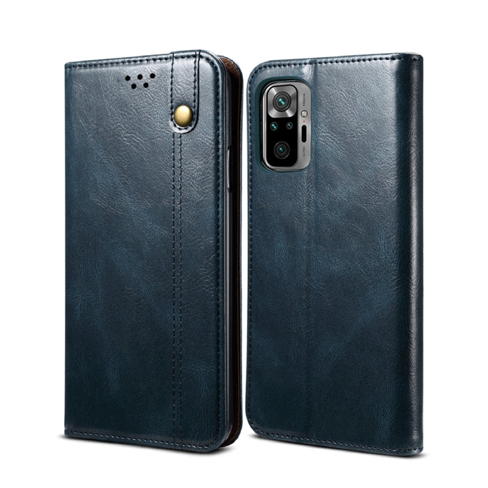 Estuche de cuero con tapa horizontal con textura de caballo loco de cera simple con ranuras para tarjetas y billetera, For Xiaomi Redmi K40 / K40 Pro, For Xiaomi Redmi Note9 4G (CN Version), For Xiaomi Redmi Note 9 5G (CN Version)                      ...