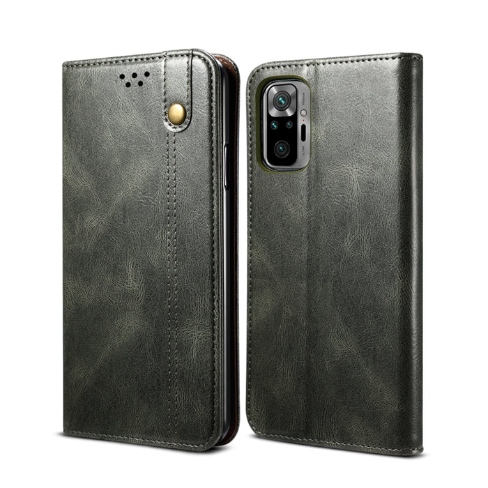 Estuche de cuero con tapa horizontal con textura de caballo loco de cera simple con ranuras para tarjetas y billetera, For Xiaomi Redmi K40 / K40 Pro, For Xiaomi Redmi Note9 4G (CN Version), For Xiaomi Redmi Note 9 5G (CN Version)                      ...