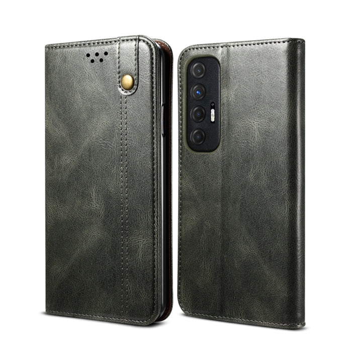 Estuche de cuero con tapa horizontal con textura de caballo loco de cera simple con ranuras para tarjetas y billetera, For Xiaomi Redmi K40 / K40 Pro, For Xiaomi Redmi Note9 4G (CN Version), For Xiaomi Redmi Note 9 5G (CN Version)                      ...