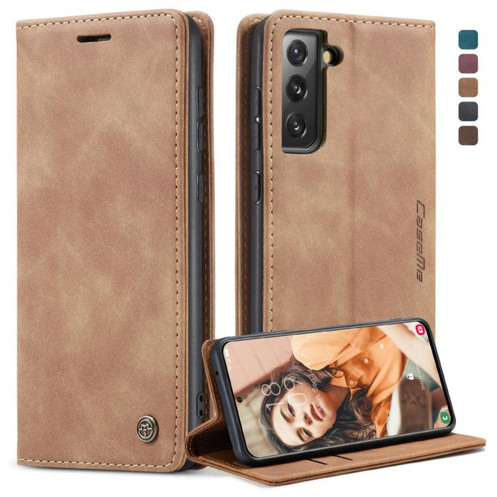 CaseMe 013 Estuche multifuncional de cuero con tapa horizontal, con ranura para tarjeta, soporte y billetera, For Xiaomi Mi 11 Lite, For Samsung Galaxy S21 FE