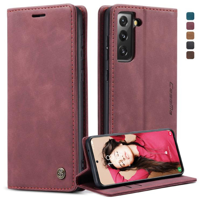CaseMe 013 Estuche multifuncional de cuero con tapa horizontal, con ranura para tarjeta, soporte y billetera, For Xiaomi Mi 11 Lite, For Samsung Galaxy S21 FE