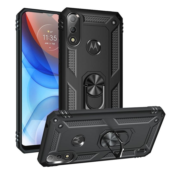 Funda protectora de TPU + PC a prueba de golpes con soporte giratorio de 360 grados, For Motorola Moto E7 Power (2021), For Xiaomi Redmi Note 10 Pro / Note 10 Pro Max, For Samsung Galaxy S21 FE