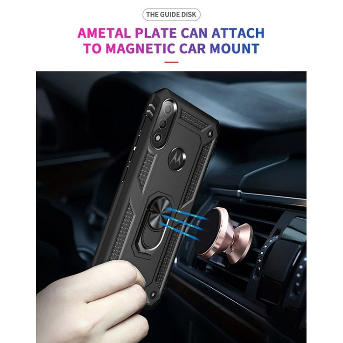 Funda protectora de TPU + PC a prueba de golpes con soporte giratorio de 360 grados, For Motorola Moto E7 Power (2021), For Xiaomi Redmi Note 10 Pro / Note 10 Pro Max, For Samsung Galaxy S21 FE