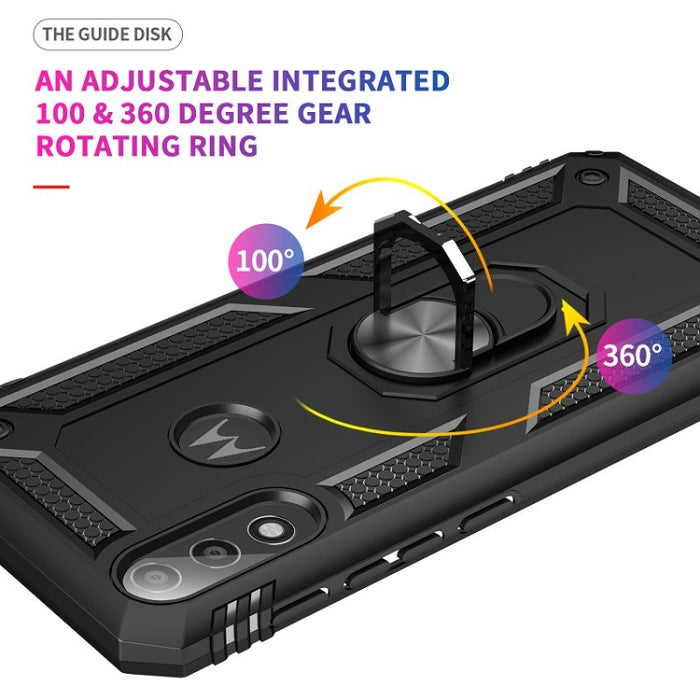 Funda protectora de TPU + PC a prueba de golpes con soporte giratorio de 360 grados, For Motorola Moto E7 Power (2021), For Xiaomi Redmi Note 10 Pro / Note 10 Pro Max, For Samsung Galaxy S21 FE