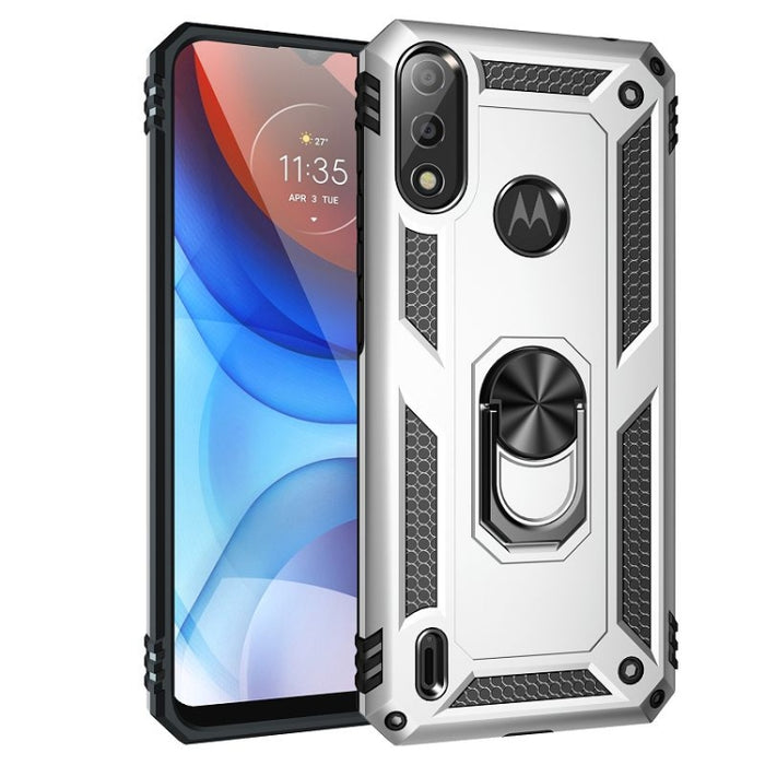 Funda protectora de TPU + PC a prueba de golpes con soporte giratorio de 360 grados, For Motorola Moto E7 Power (2021), For Xiaomi Redmi Note 10 Pro / Note 10 Pro Max, For Samsung Galaxy S21 FE