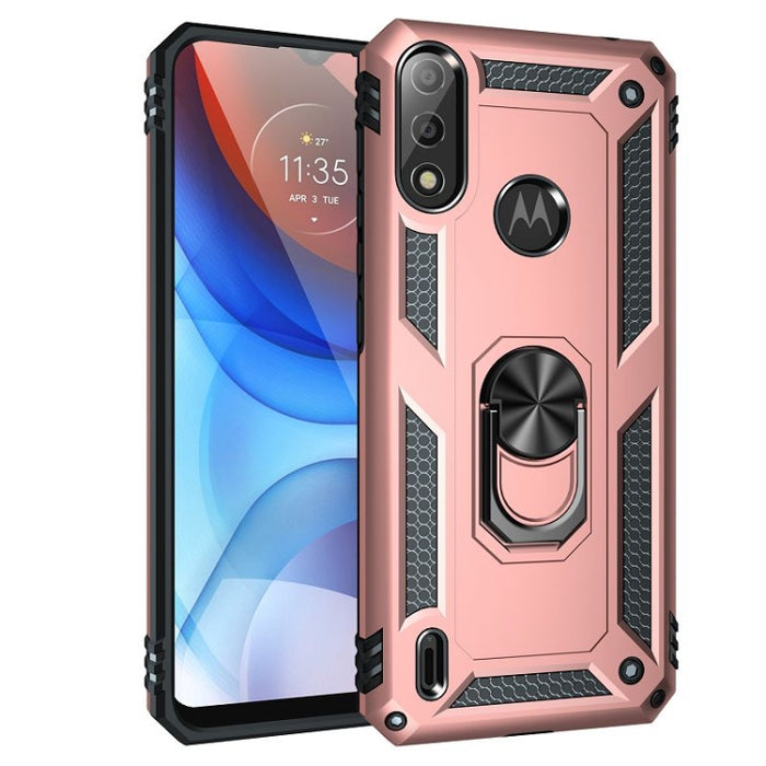 Funda protectora de TPU + PC a prueba de golpes con soporte giratorio de 360 grados, For Motorola Moto E7 Power (2021), For Xiaomi Redmi Note 10 Pro / Note 10 Pro Max, For Samsung Galaxy S21 FE