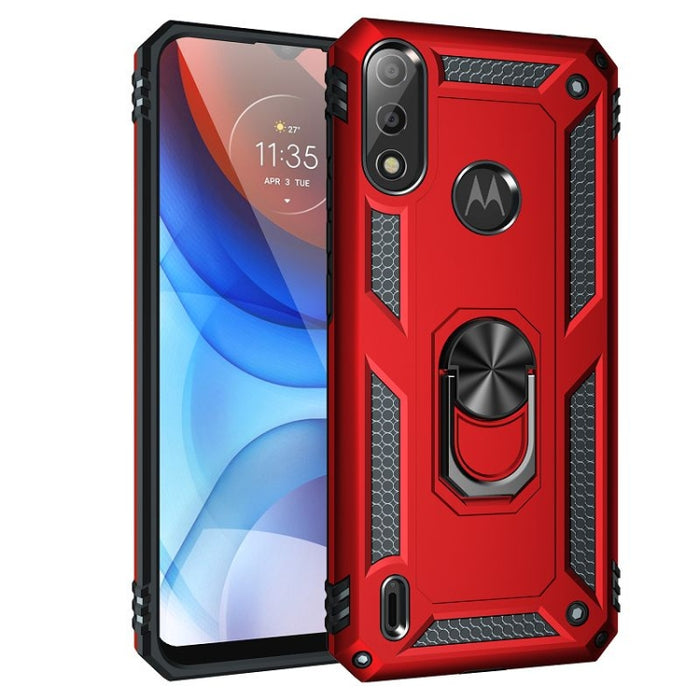 Funda protectora de TPU + PC a prueba de golpes con soporte giratorio de 360 grados, For Motorola Moto E7 Power (2021), For Xiaomi Redmi Note 10 Pro / Note 10 Pro Max, For Samsung Galaxy S21 FE