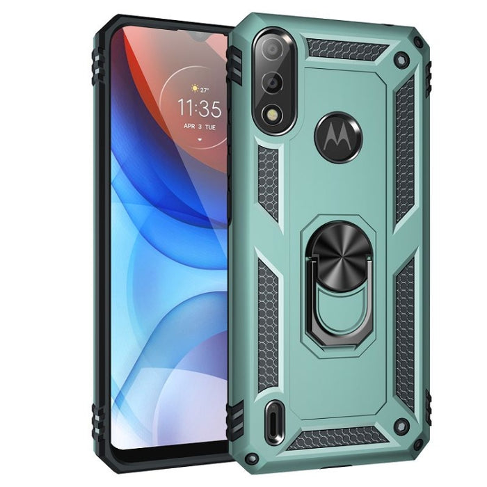 Funda protectora de TPU + PC a prueba de golpes con soporte giratorio de 360 grados, For Motorola Moto E7 Power (2021), For Xiaomi Redmi Note 10 Pro / Note 10 Pro Max, For Samsung Galaxy S21 FE