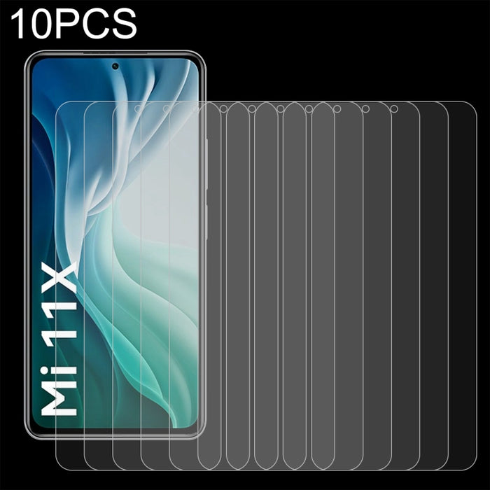 10 PCS 0.26mm 9H 2.5D Película de vidrio templado, For Samsung Galaxy M12 (10 PCS), For Xiaomi Mi 11X / Mi 11i (10 PCS), For Samsung Galaxy M42 5G (10 PCS), For Xiaomi Mi 11X Pro (10 PCS), For Xiaomi Poco M2 Reloaded (10 PCS)                           ...
